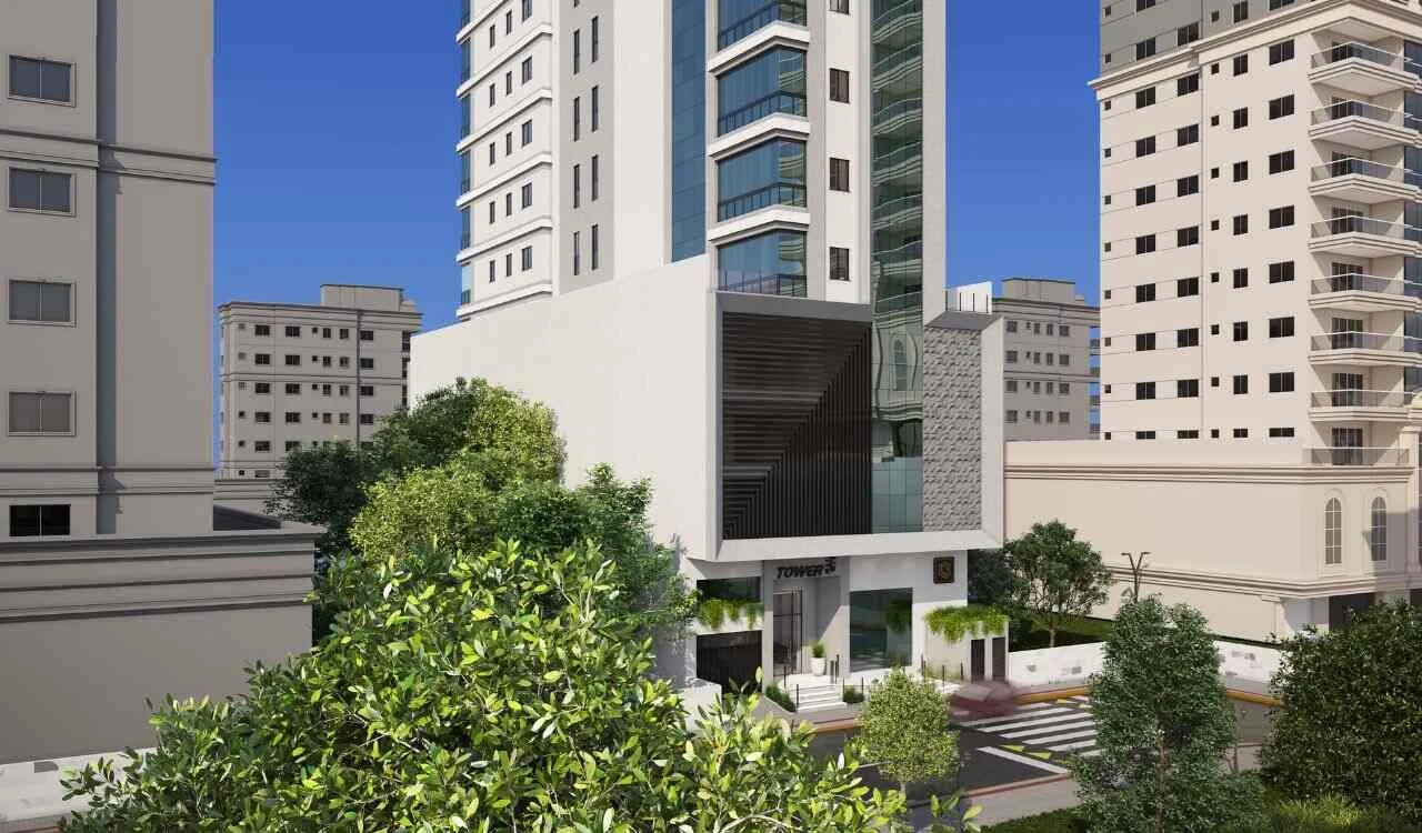 Tower 23 Apartamento com Deck para Jet Ski, Itapema
