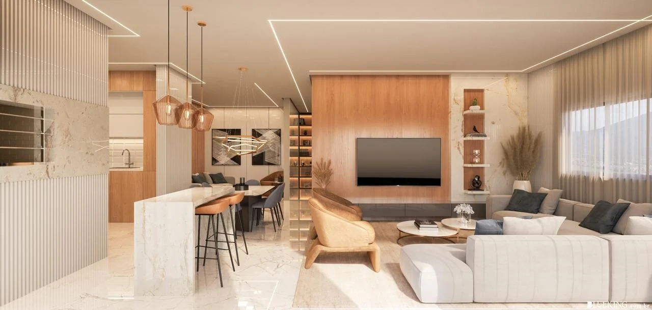 Turin Residenziale Apartamento 3 Suítes, Porto Belo